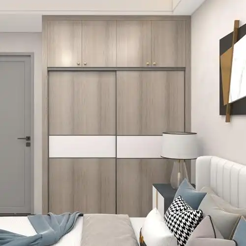 简简单单,轻享原木色衣柜