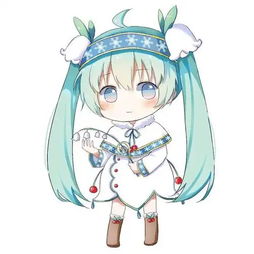 q版初音未来雪初音