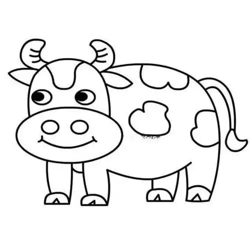 简笔画2021生肖画这头牛很牛简笔画2021生肖画这头牛很牛简笔画2021