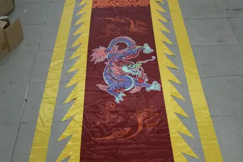 供应订做 高品质量 精美 仿古旗 龙旗 做工精致 值得信赖