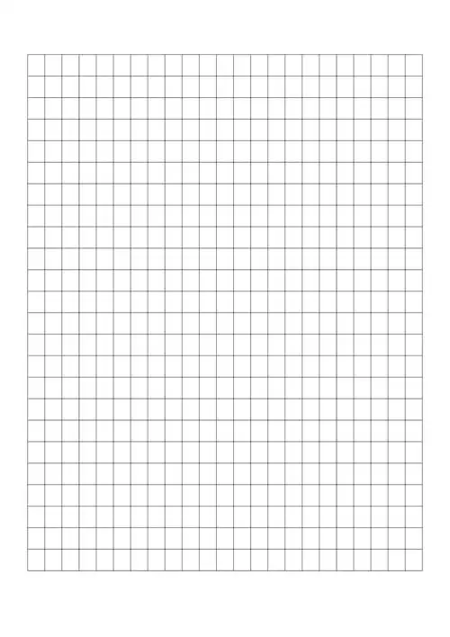 自编版方格纸一年级数学