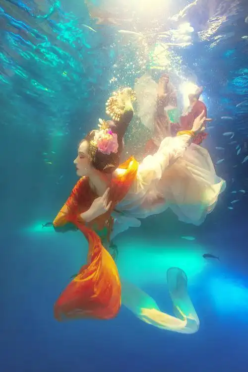 南京海底世界|水下汉服