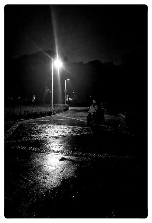 散步随记(21)——雨中夜景