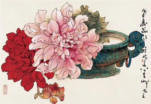 中国工笔花鸟画复兴的佼佼者——郑乃珖