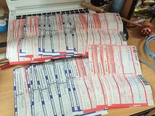 附张留底的快递单子