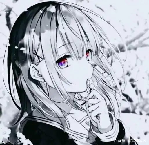 暗黑系动漫女头像