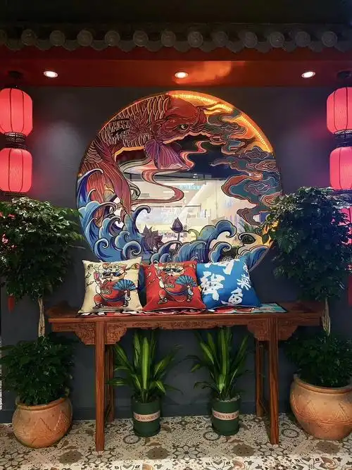 商业手绘 国潮手绘 餐厅品牌策划 平面插画设计