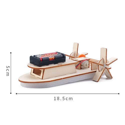 diy双桨轮船儿童科学制作小发明学生幼儿园手工科学实验