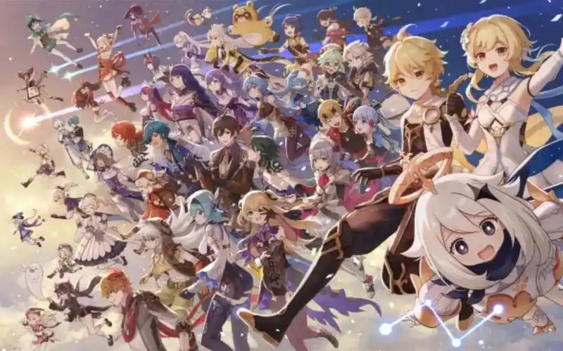 活动作品原神填词男性群像上弦之月