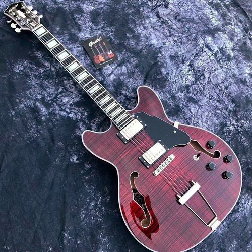 哥特grote电吉他 全空心爵士吉他 专业级别电吉他 数量有限