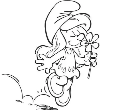 漂亮的小美人鱼卡通人物简笔画图片美人鱼简笔画