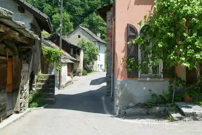 dangio村的旧农村房屋