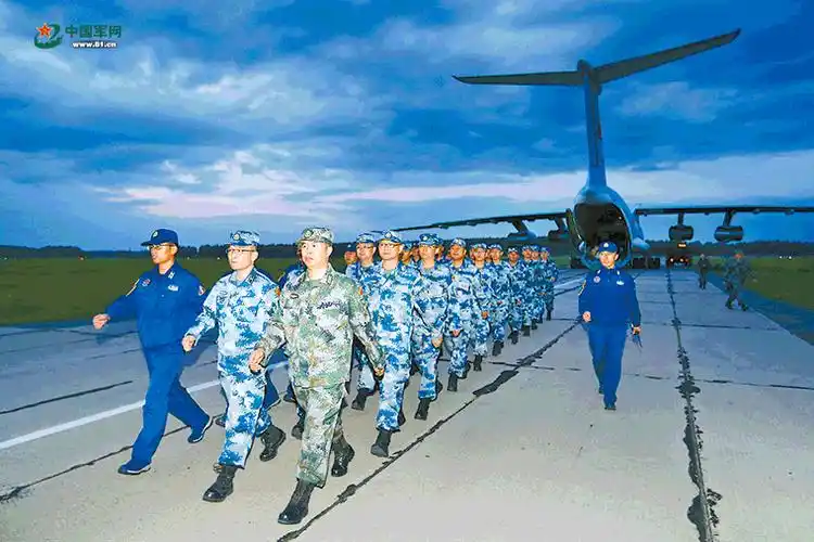 "和平使命-2018"丨中方参演部队全部抵达演习地域