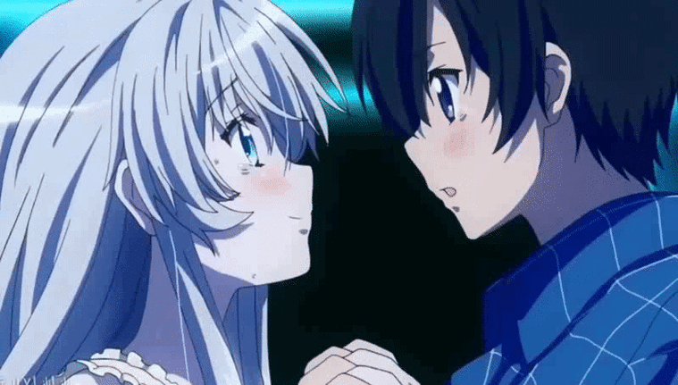 gif动漫亲亲表情包~ - 知乎