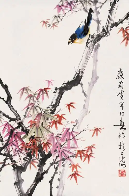 点击欣赏高清大图 — 岭南名家黄幻吾花鸟画作品 - 伴月轩主 - py