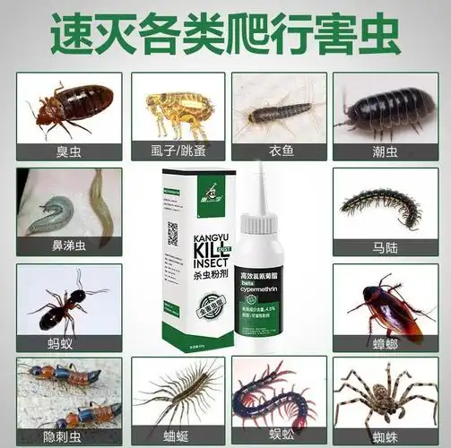 隐翅跳虫室内蟑螂家用床虱庭院虫驱杀虫剂(卫生农药)