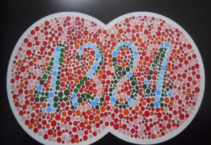 辨别色盲的4张测试图,驾照体检经常遇到,你能认出图4吗?