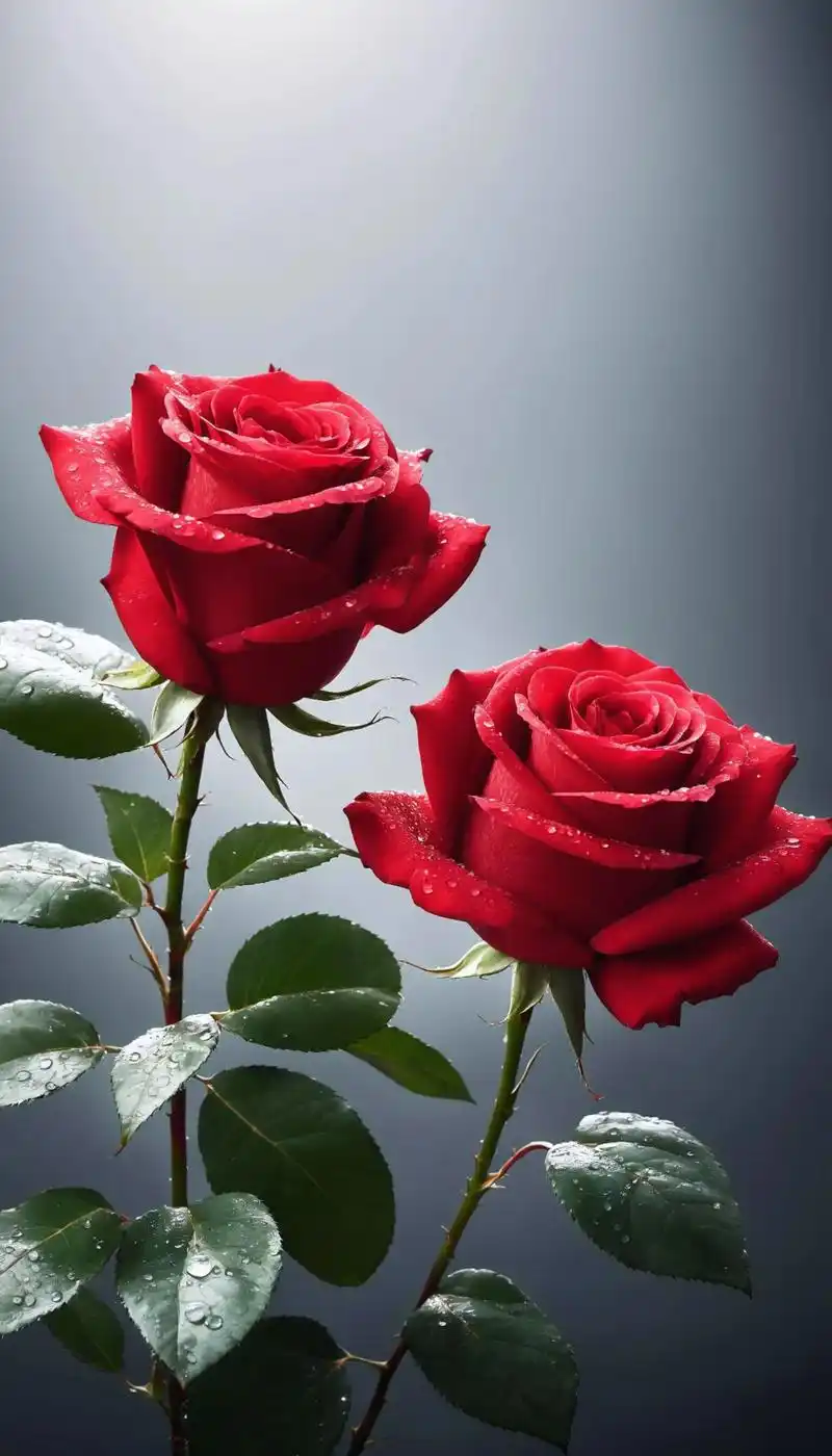 清晨的玫瑰花.清晨的玫瑰花如同梦中仙境使者,静静地绽放着,沐