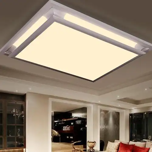 欧普照明led客厅灯吸顶灯大气调光长方形卧室餐厅灯现代简约创意