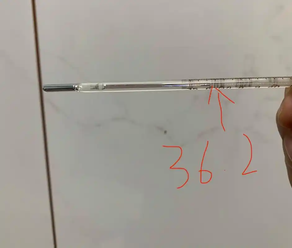 终于知道怎么看水银体温计啦!