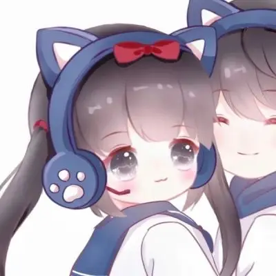 软锦.q版卡通动漫手绘可爱情侣头像