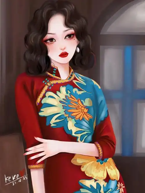 金陵十三钗玉墨人物插画day17