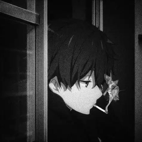 动漫头像男生叼烟头像别太得意忘形了混蛋