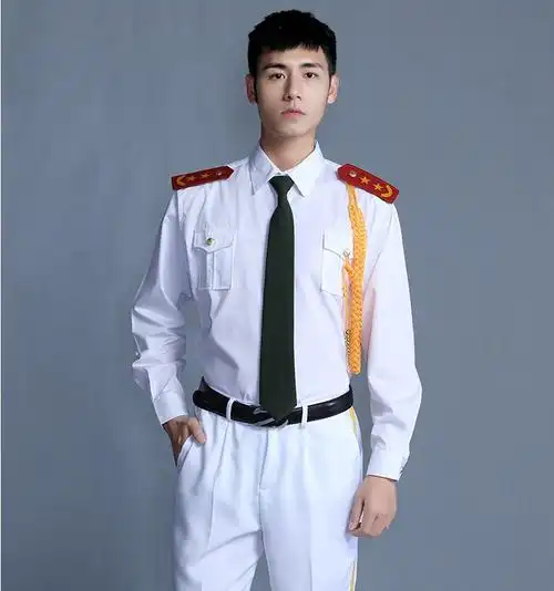 厂家直销男女款军装礼服夏旗班升旗手乐队服装演出服军鼓制服套装