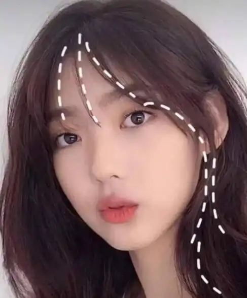 关于好看的刘海发型图片女的配图及描述