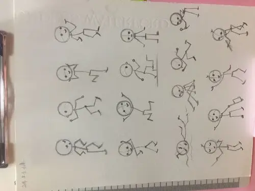 每日一小画 | 第10天 火柴人