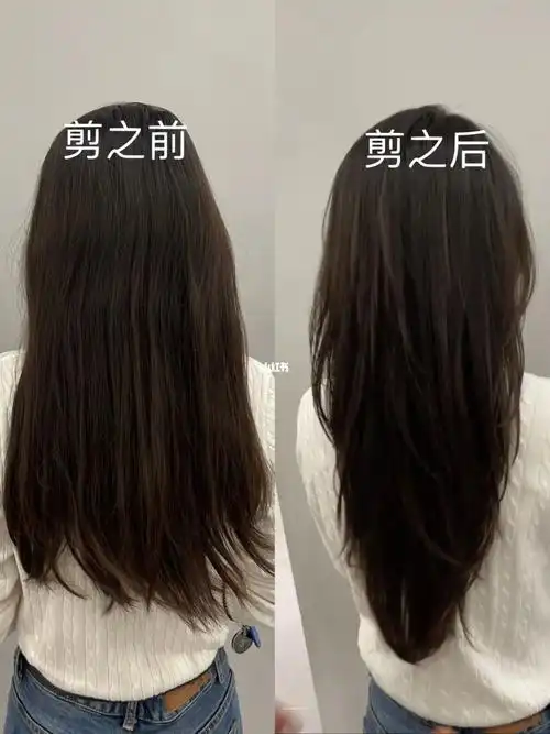 层次发型,也太好看了v型发尾轮廓拉长身型,显肩瘦适合头发细软服帖的