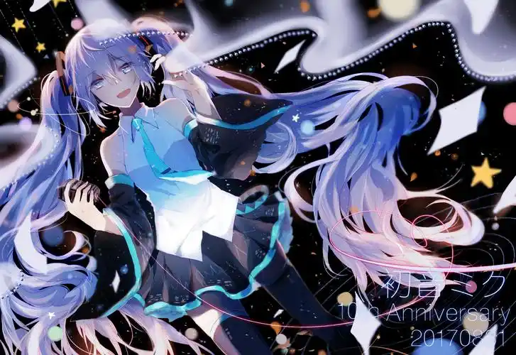 初音未来 绘师:luppykiy 本作品pixiv id=64694853