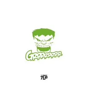 tlp镂空车贴 漫威漫画绿巨人绿殇浩克头像复仇者联盟英雄愤怒贴纸