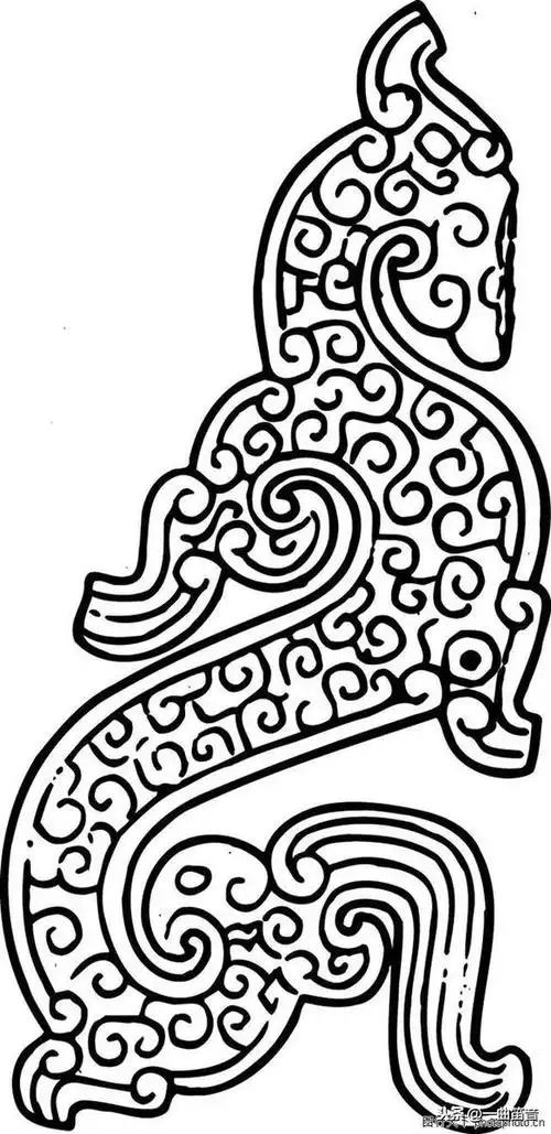 中国古代神话中的神兽螭的纹样欣赏