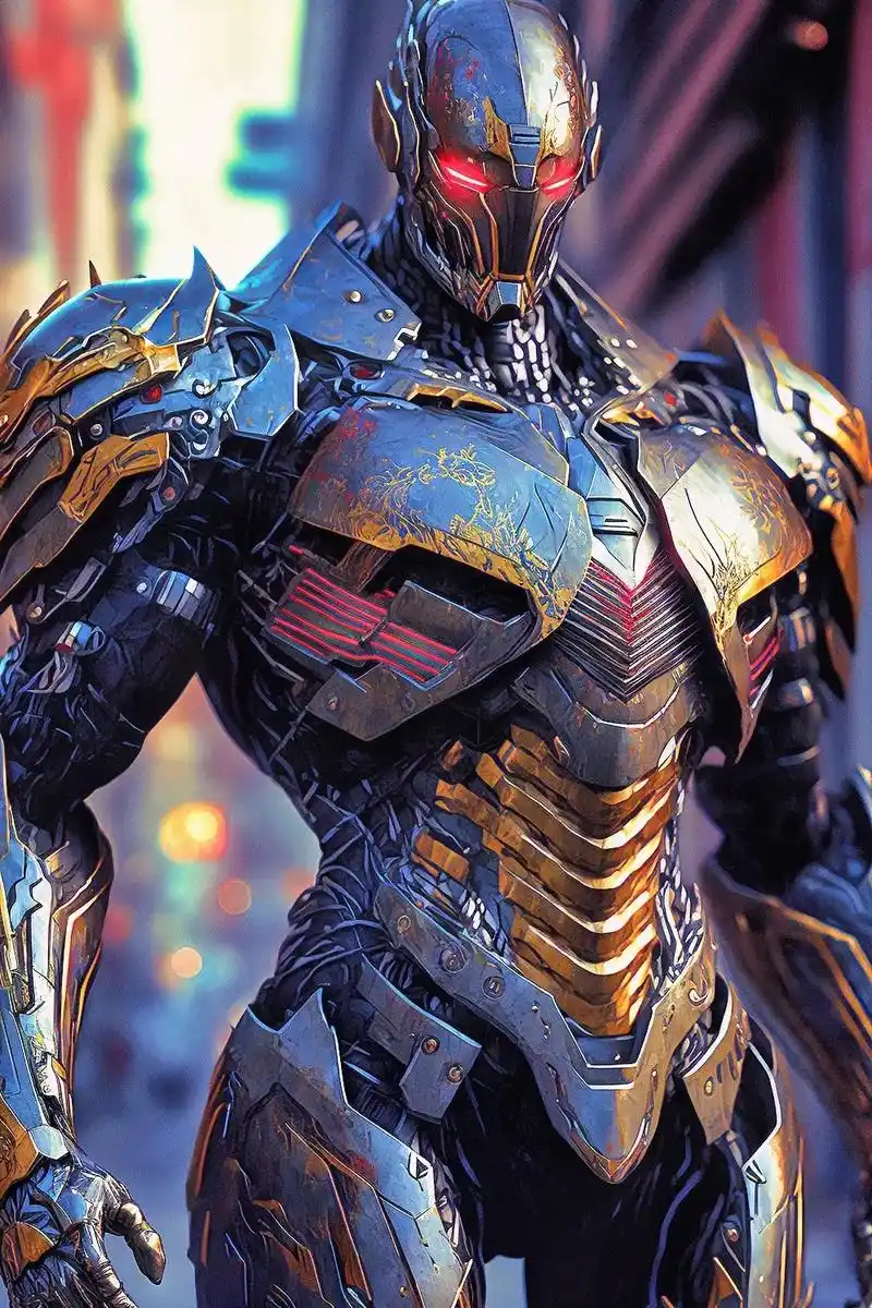 吞噬星空,战神铠甲,黑神套装#图文伙伴计划 #机甲 #ai绘 - 抖音