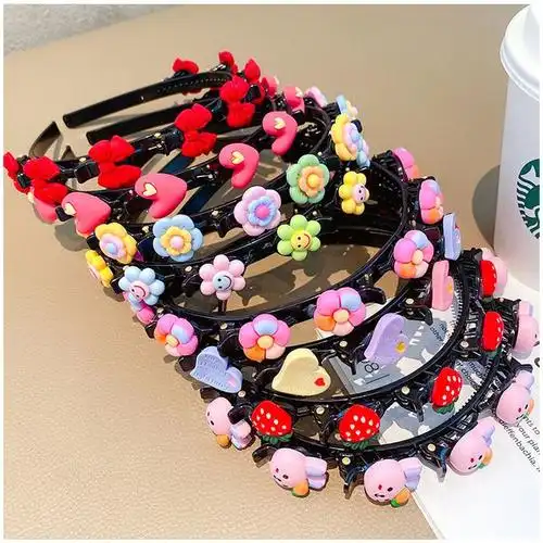 儿童发箍女童可编发发箍头箍发饰头饰公主宝宝夏季碎发发箍