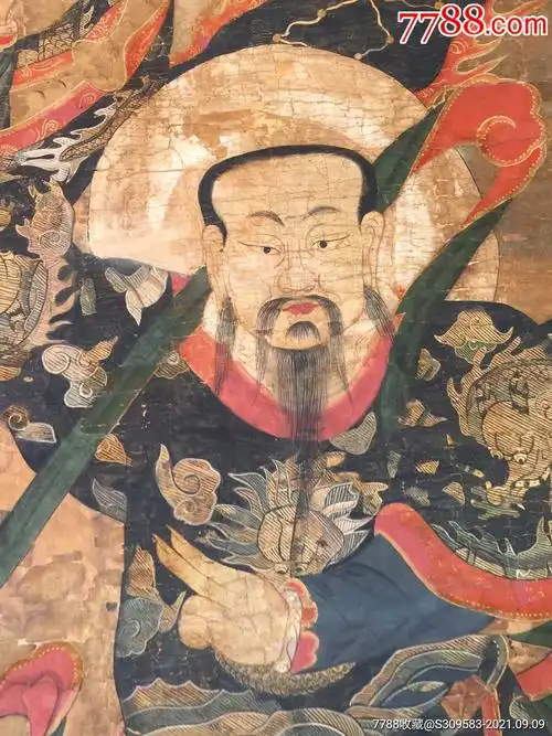 清早期水陆画真武大帝