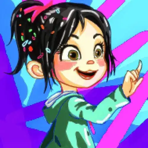 今天重新看了一遍无敌破坏王 真的很经典 看到最后感动得要死 然后涂