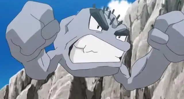 小拳石原本是岩石 地面属性的,阿罗拉地区变为了岩石 电,小拳石lv.