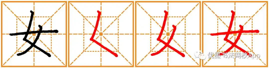 知识share|"女"字的第二笔到底出不出头?