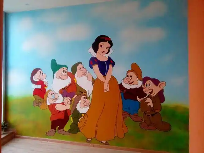 四川成都幼儿园手绘墙壁画图片欣赏