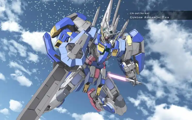 【sd敢达】gn-001/hs-a01 雪崩型能天使高达
