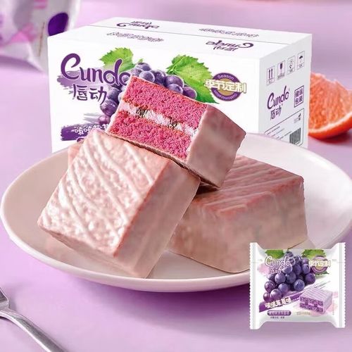 唇动 红丝绒蛋糕 7种口味 散装果酱夹心早餐西式糕点代餐面包零食