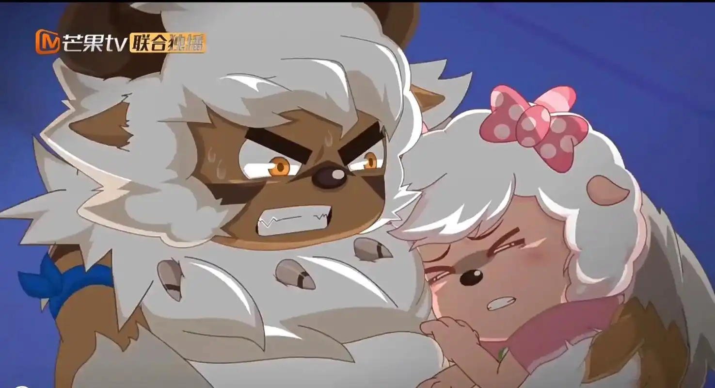 我说哪,美羊羊怎么到沸羊羊怀里了?原来是为了救她呀,但是但是 - 抖音