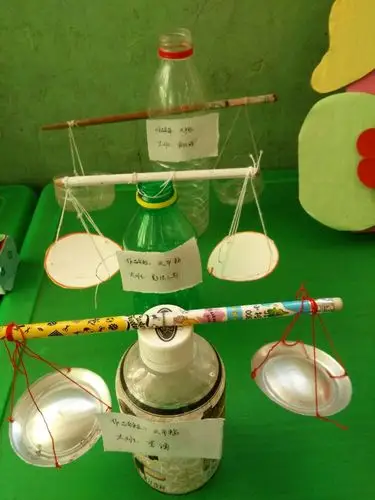 季庄子幼儿园科技小制作活动