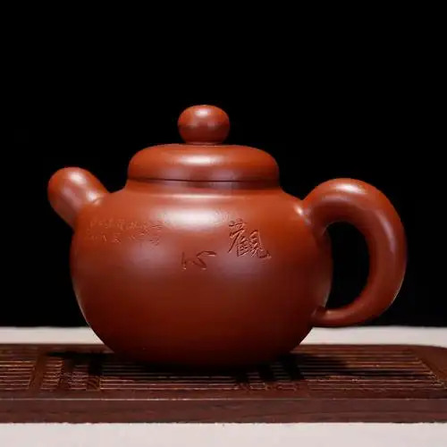 正宗赵庄朱泥紫砂壶汉掇疾风名家周小明全纯手工高档茶具礼品