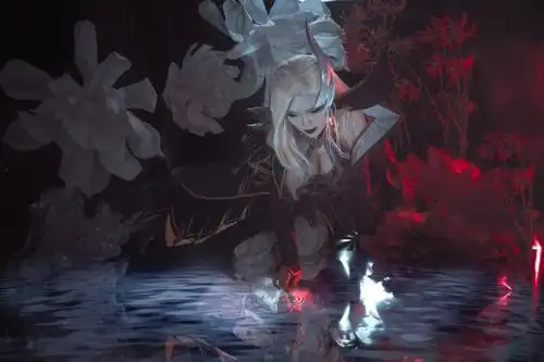 英雄联盟至尊魔女莫甘娜cosplay