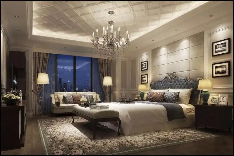 绿地悦城卧室欧式豪华卧室设计图片赏析