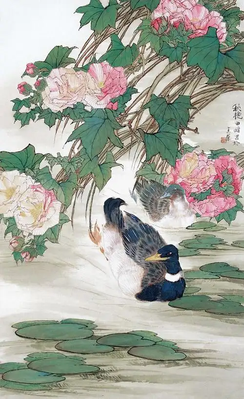 当代中国花鸟画主要代表人物之一.