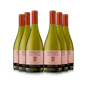 智利原瓶进口红酒 侯爵大都会霞多丽白葡萄酒 750ml *6瓶整箱装